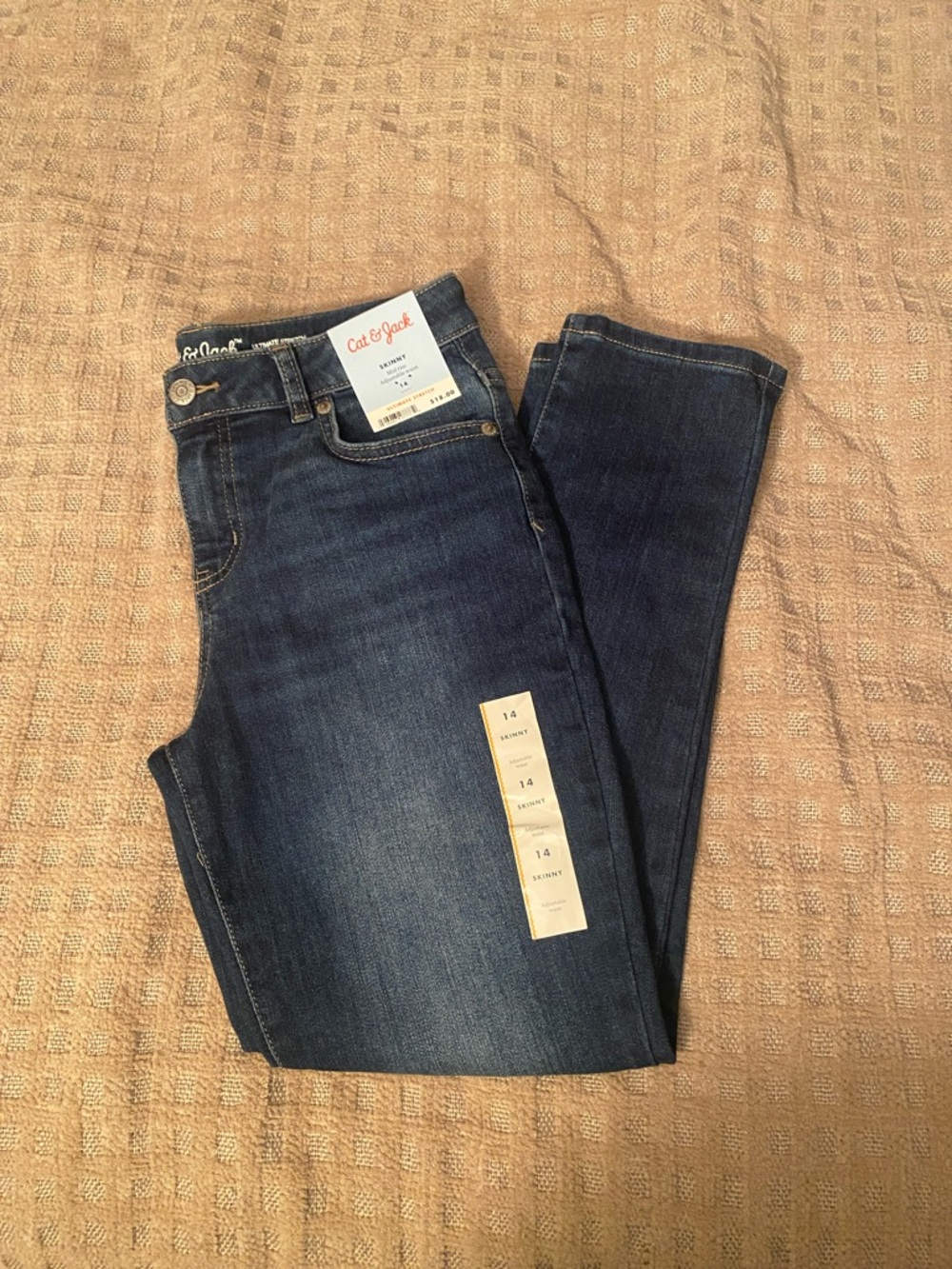 Cat & Jack girls Dark Indigo Skinny Jeans